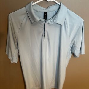 Lululemon Athletica Light Blue Polo Shirt